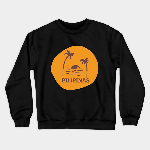 Pilipinas Sunset Crewneck Sweatshirt by ARTNOVA